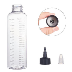 8 Pack 230ml Plastic Dispensing Bottle with Twist Cap for Liquids Oils Crafts