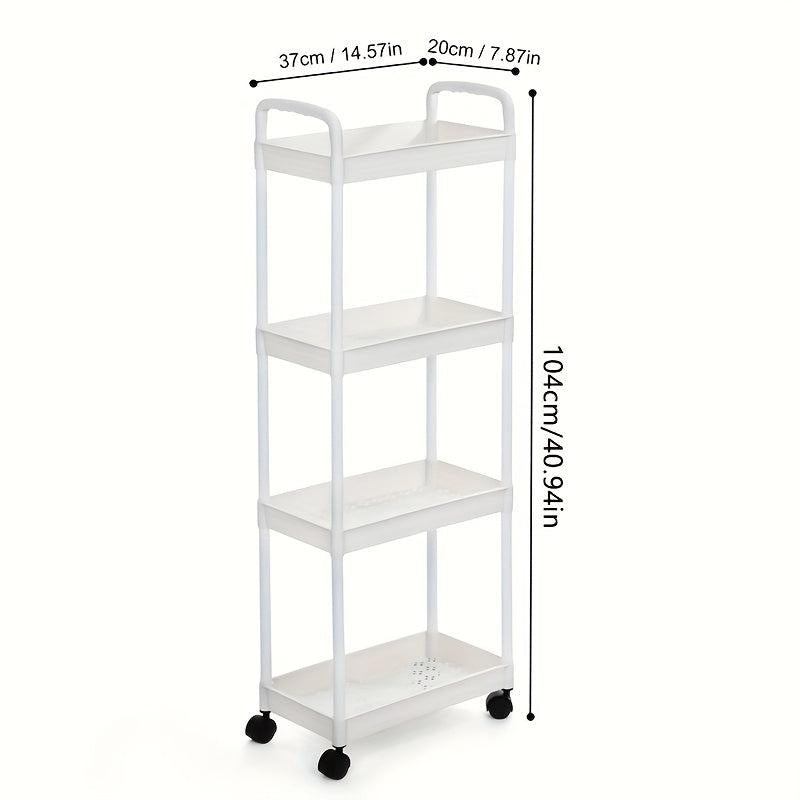 1pc Plastic Wall Mounted Bracket Drainage & Cabinet Storage