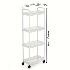 1pc Plastic Wall Mounted Bracket Drainage & Cabinet Storage