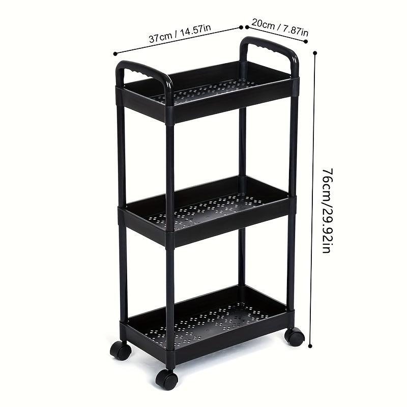 1pc Plastic Wall Mounted Bracket Drainage & Cabinet Storage