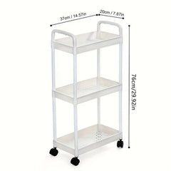 1pc Plastic Wall Mounted Bracket Drainage & Cabinet Storage