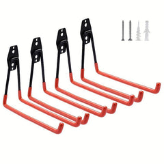 Heavy Duty Garage Hooks 4pcs Utility Wall Mount Hangers