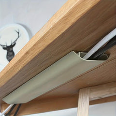 Hanging Cable Storage Box with 5 Slots for Router Wire Organizer