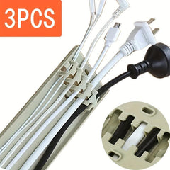 Hanging Cable Storage Box with 5 Slots for Router Wire Organizer