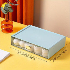Stackable Desktop Organizer With Drawer Plastic Desk Stationery Organizer