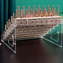1pc Nail Polish Storage Rack Acrylic Desktop Display Holder Transparent Box