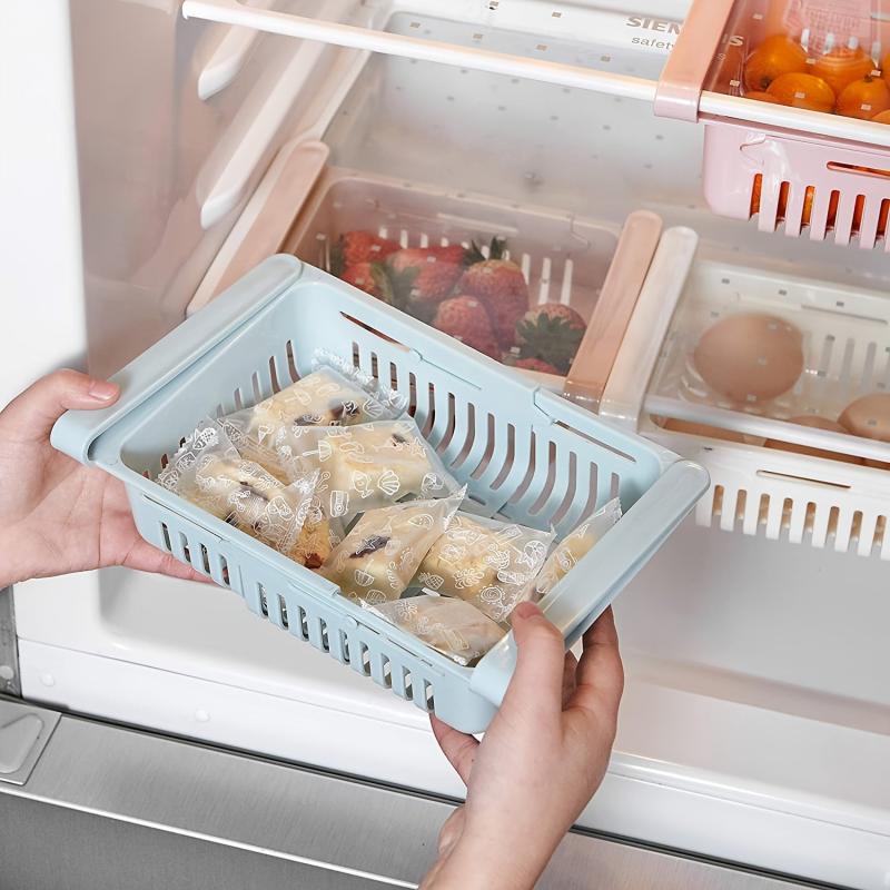 Retractable Fridge Storage Basket