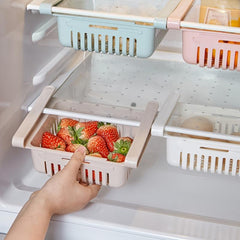 Retractable Fridge Storage Basket