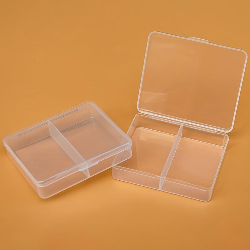 Mini Desktop Storage Box Organizer for Jewelry Crafts Beads - 2 Grids