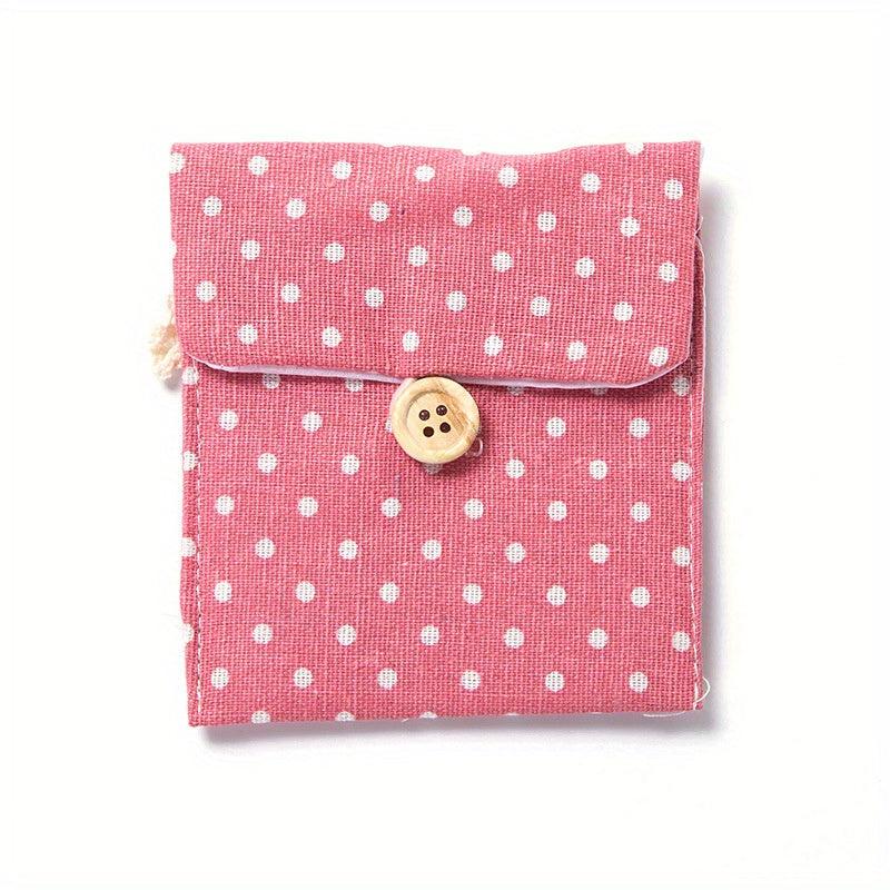 Large Capacity Cotton Linen Sanitary Napkin Storage Bag