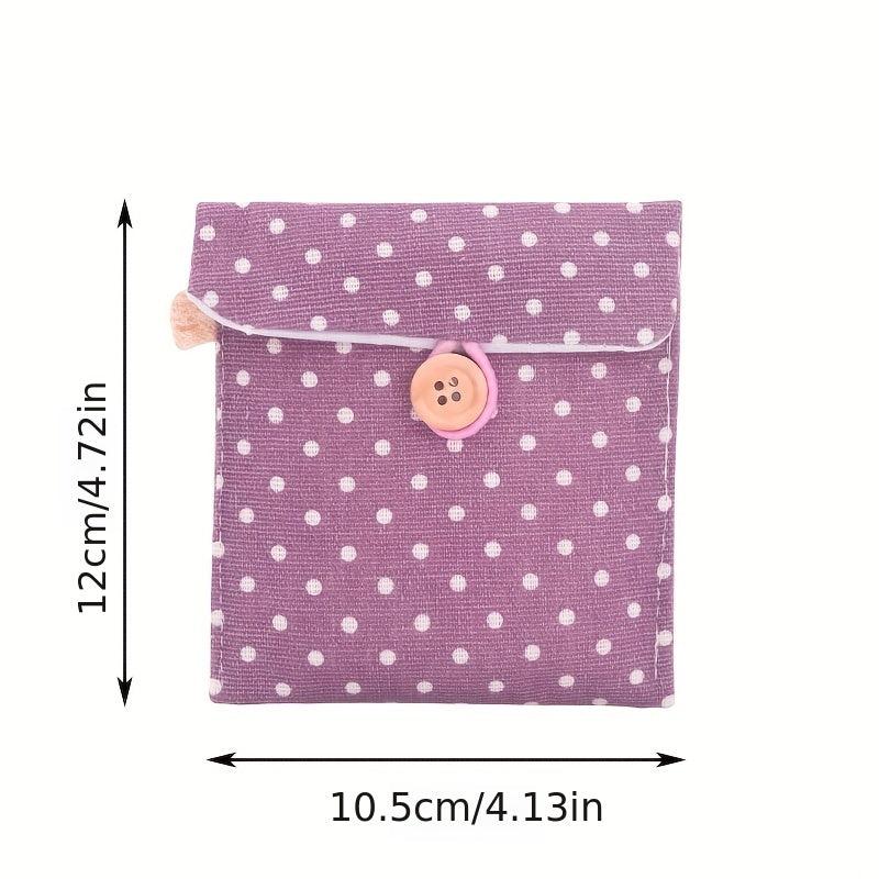 Large Capacity Cotton Linen Sanitary Napkin Storage Bag