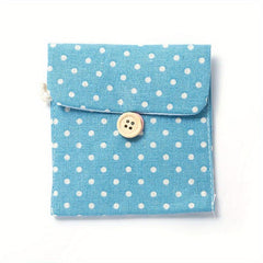 Large Capacity Cotton Linen Sanitary Napkin Storage Bag