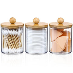 Clear Acrylic Swab Holder Dust-proof Storage Dispenser For Beauty Eggs