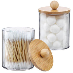 Clear Acrylic Swab Holder Dust-proof Storage Dispenser For Beauty Eggs