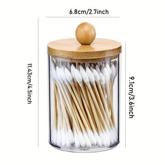 Clear Acrylic Swab Holder Dust-proof Storage Dispenser For Beauty Eggs