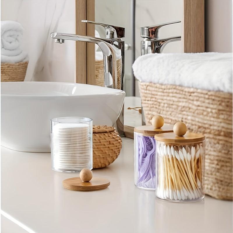 Clear Acrylic Swab Holder Dust-proof Storage Dispenser For Beauty Eggs