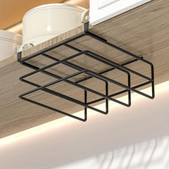 Stainless Steel Under Cabinet Storage Rack for Cutting Boards and Pot Covers