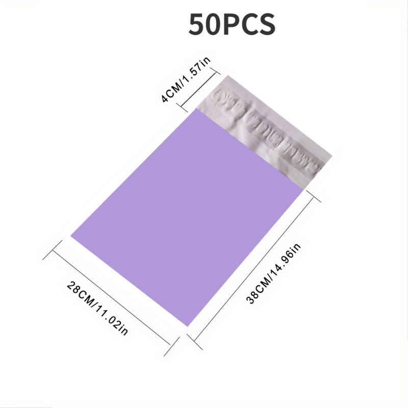 Purple Courier Mailer Bags Self-Seal Mailing Express Bag Envelope Packaging Bags