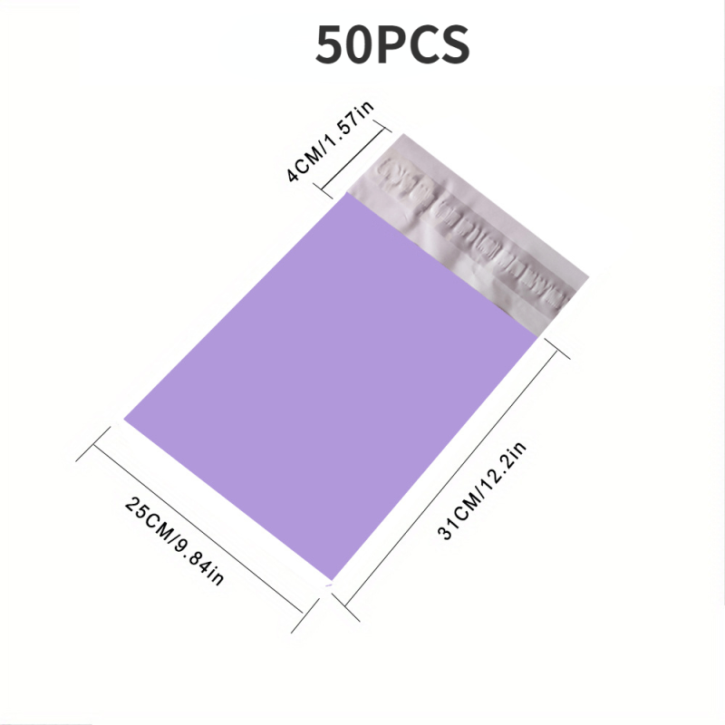Purple Courier Mailer Bags Self-Seal Mailing Express Bag Envelope Packaging Bags