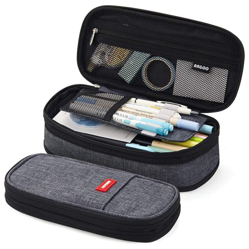 Large Capacity Pencil Case Office College School Stationery Box