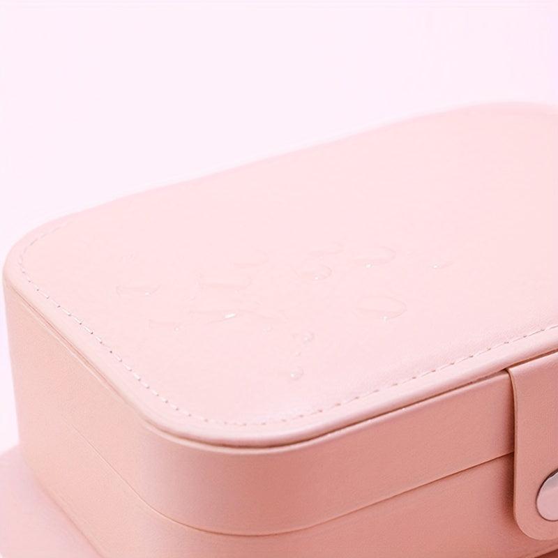 Stud Earring Box - Portable PU Leather Organizer