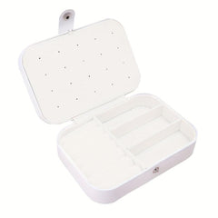 Stud Earring Box - Portable PU Leather Organizer