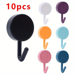 Mixed Adhesive Hooks Strong Sticky Plastic Wall Hook Bathroom Sticky Hook