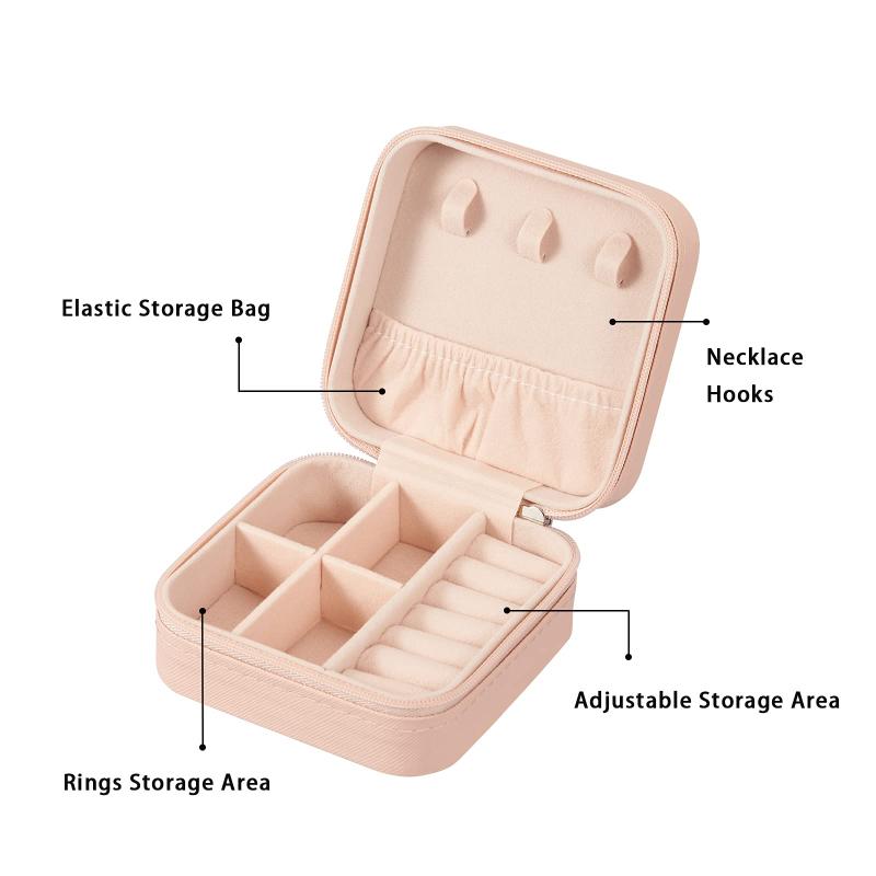 PU Leather Jewelry Box for Sister - Organizer Case for Jewelry