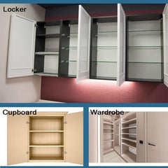 10pcs Punch Adhesive Shelf Bracket for Cabinet Book Shelve