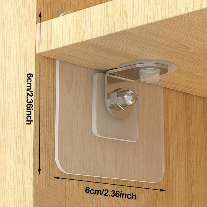 10pcs Punch Adhesive Shelf Bracket for Cabinet Book Shelve