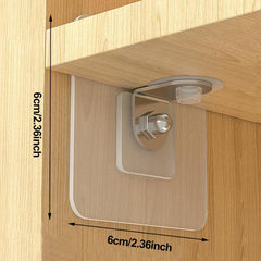 10pcs Punch Adhesive Shelf Bracket for Cabinet Book Shelve