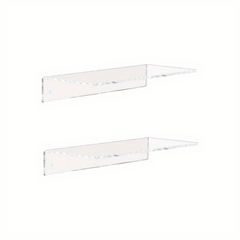 Clear Acrylic Floating Wall Shelf for Figures Plant Photo Storage