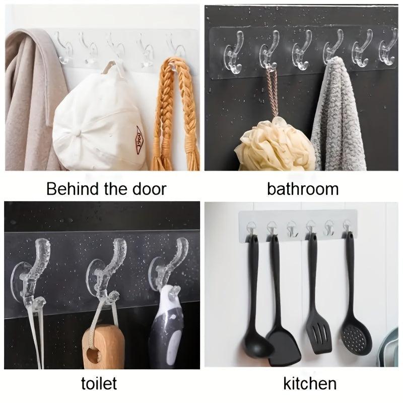 Acrylic Keys Hanging Rack Durable Towel Storage Organizer