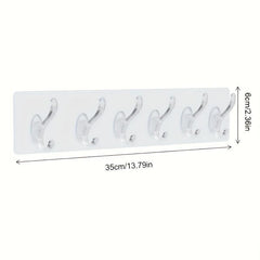 Acrylic Keys Hanging Rack Durable Towel Storage Organizer