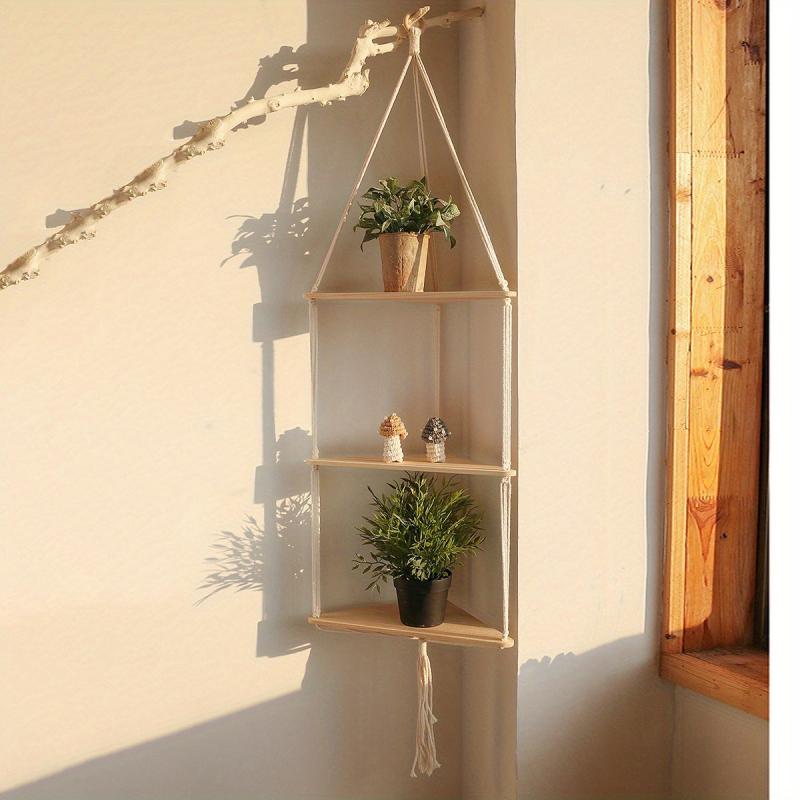 Bohemia 3-Layer Floating Shelf for Tissue Succulent Plants Ornaments