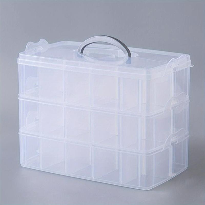 3-Layer Extra Large Toy Storage Box with Handles