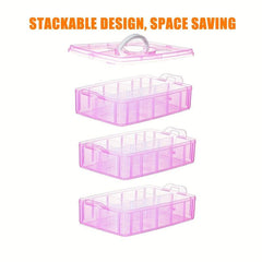 3-Layer Extra Large Toy Storage Box with Handles