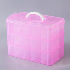 3-Layer Extra Large Toy Storage Box with Handles