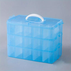 3-Layer Extra Large Toy Storage Box with Handles