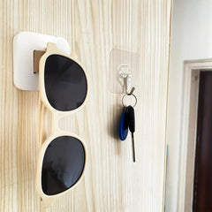 Sunglasses Holder Wall Mounted Glasses Hook Self Adhesive Organizer
