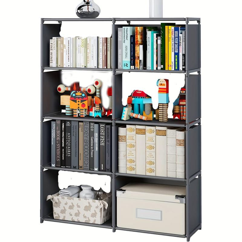 Multilayer Cube Storage Bookshelf for Household Items, Entryway