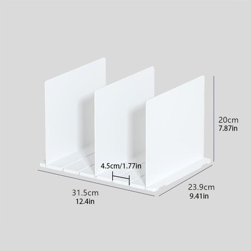 4pcs Storage Separator Plate Wardrobe Organizer Divider