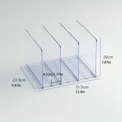 4pcs Storage Separator Plate Wardrobe Organizer Divider