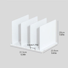 4pcs Storage Separator Plate Wardrobe Organizer Divider