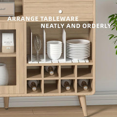 4pcs Storage Separator Plate Wardrobe Organizer Divider