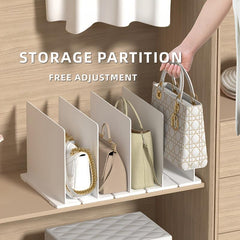4pcs Storage Separator Plate Wardrobe Organizer Divider