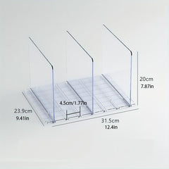 4pcs Storage Separator Plate Wardrobe Organizer Divider