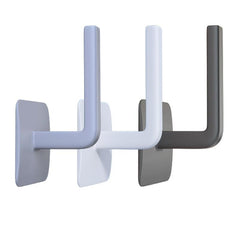 3pcs L Shape Wall Hook Adhesive Holder Coats Towels Kitchen Bathroom