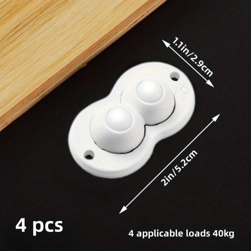 4pcs Adhesive Pulleys for Furniture Casters