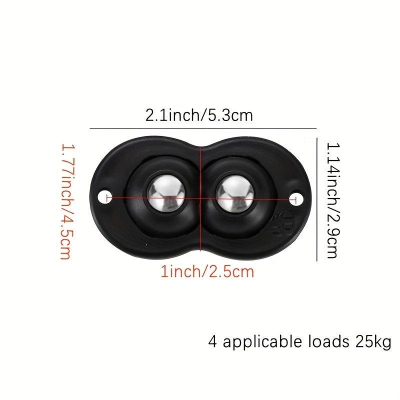 4pcs Adhesive Pulleys for Furniture Casters